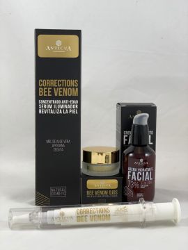 Pack de SERUM BEE Venom, Augenkonturlinie & Feuchtigkeitscreme 