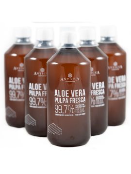 5 LITTERS - 5 Bottles of Eco Cultivated Aloe Vera Juice 1000 Ml