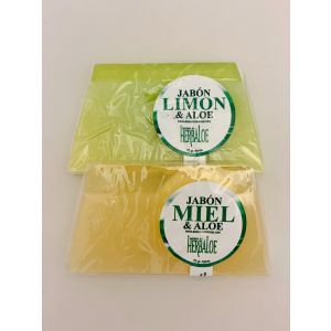Pack de Jabones de Aloe con: Limón, Miel 75gr